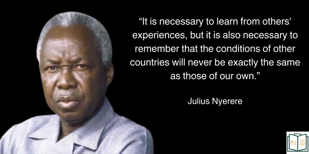 Julius Nyerere quotes on adaptability