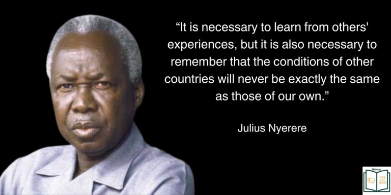 Top 9 Quotes by Julius Nyerere