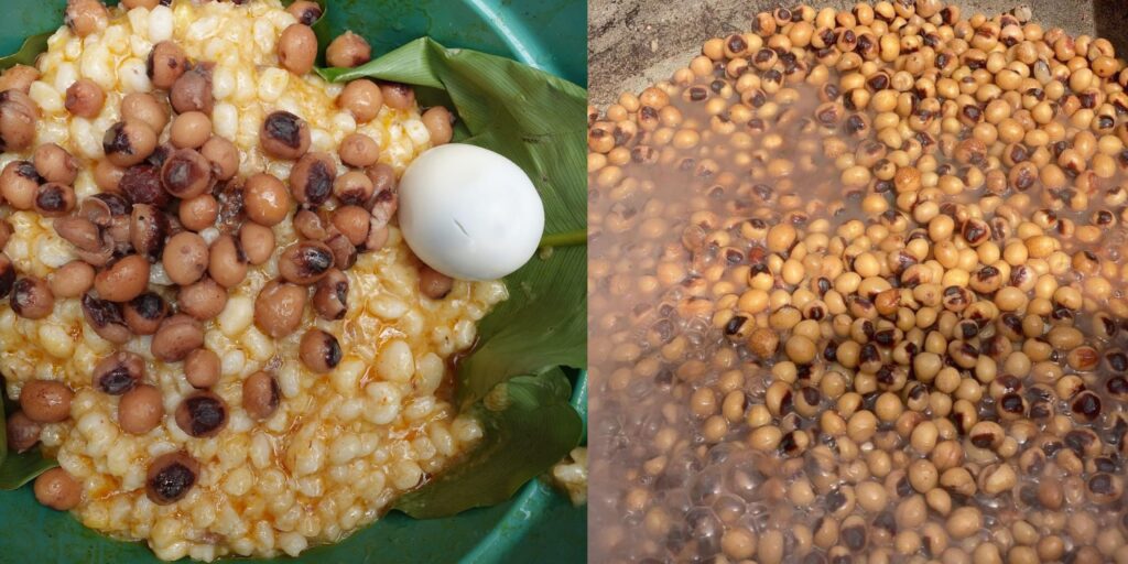 Uses of Bambara Groundnut or Simkpla to make yoroyoro 