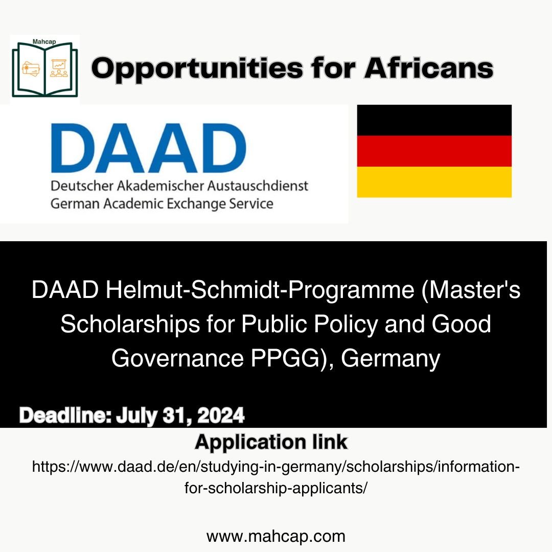 Helmut-Schmidt Master's Scholarships in Germany for 2025 | Mahcap
